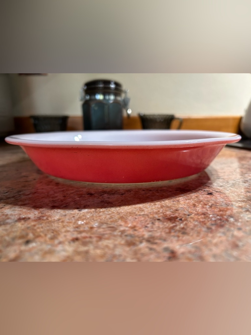 Pyrex #909 Flamingo Pink  9” Pie Baking Dish. 1952 Flawless Vintage.